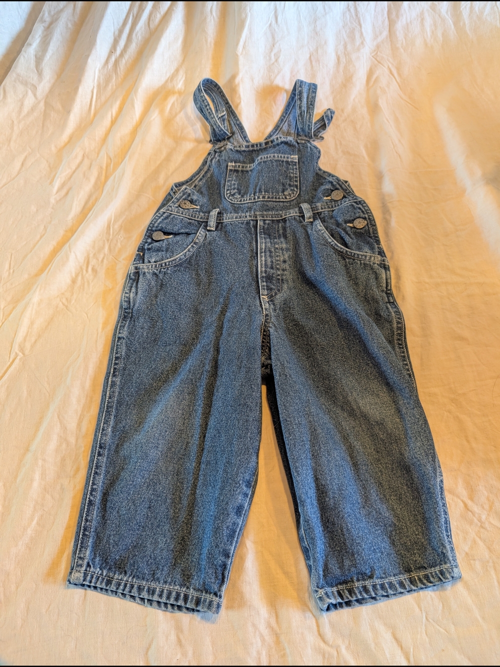 2/20$ Vintage Blue Denim Kids Overalls